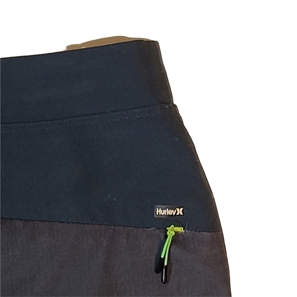 HURLEY Men's Boardshorts Stripe Flat Waistband No Mesh Shorts Swimwear Swimsuits - Picture 5 of 8